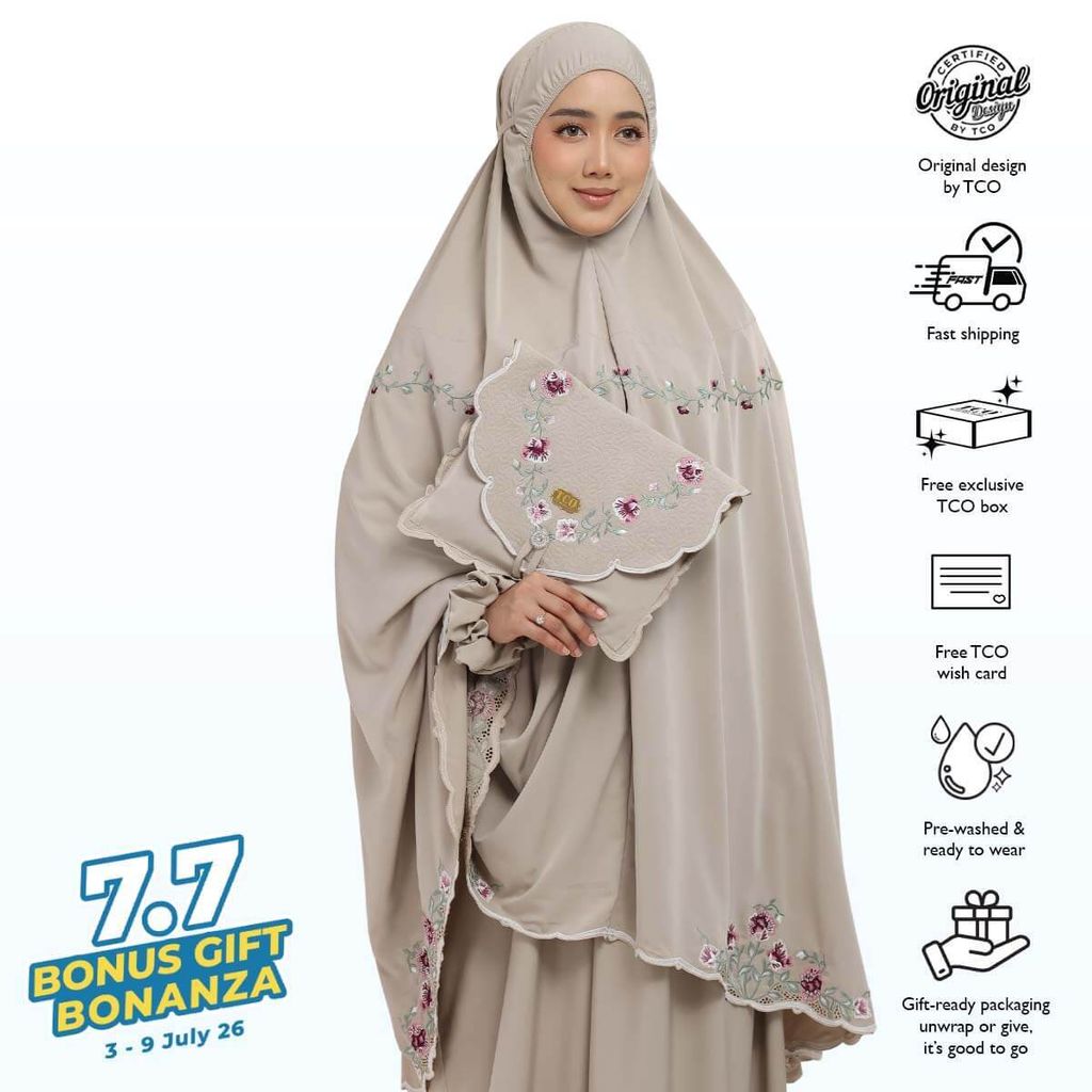 03_Telekung TCO Mekar Luxe Hazel Wood