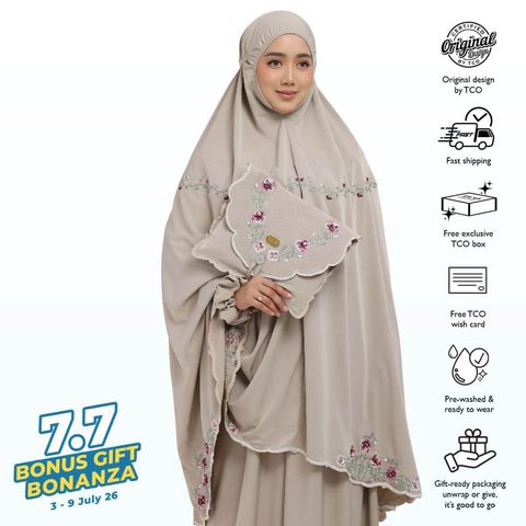 03_Telekung TCO Mekar Luxe Hazel Wood