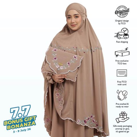 06_Telekung TCO Mekar Luxe Coco Mocha