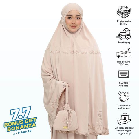 11_Telekung TCO Windy Luxe Almondy Latte