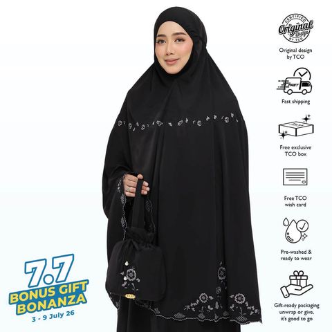 04_Telekung TCO Windy Luxe Jet Black