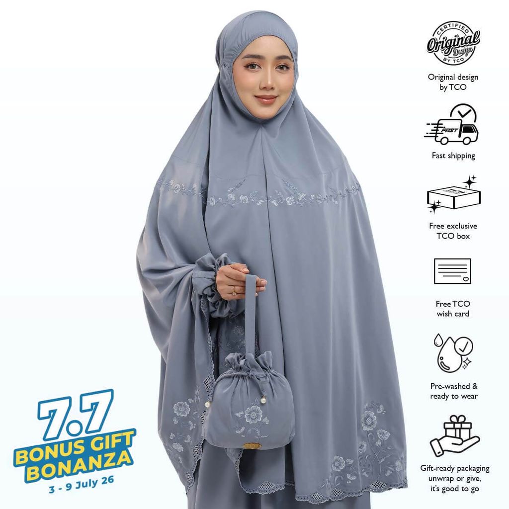 03_Telekung TCO Windy Luxe Icy Gray