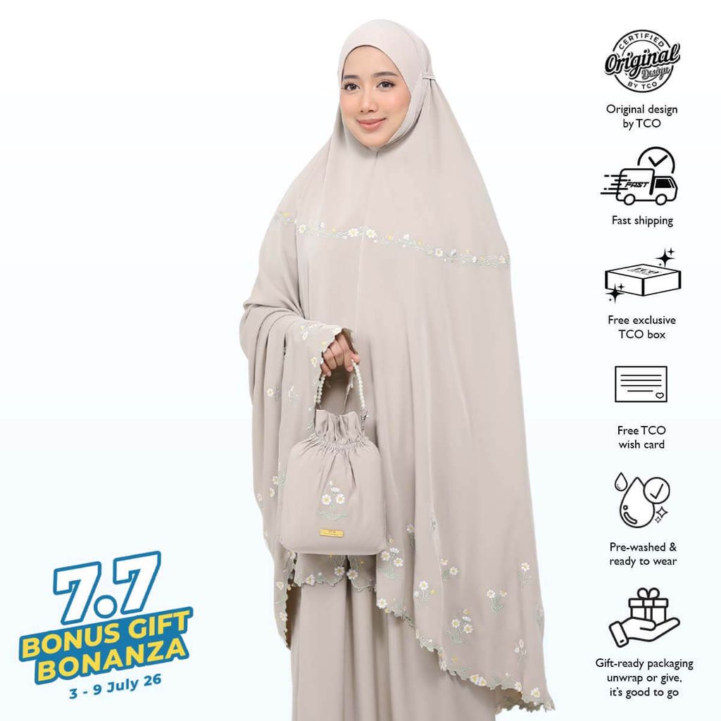 09_Telekung TCO Daisy Luxe Hazel Wood