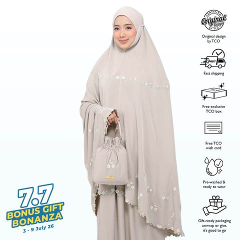 09_Telekung TCO Daisy Luxe Hazel Wood