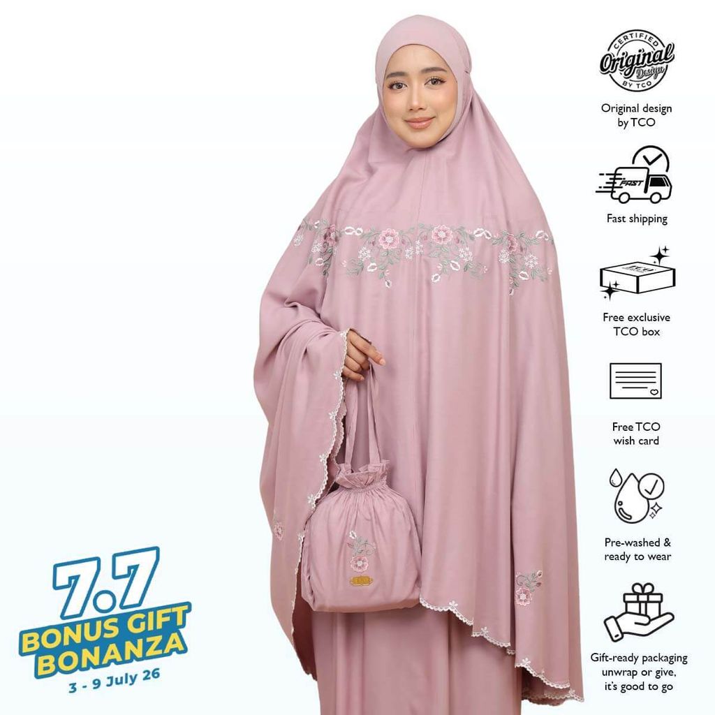 04_Telekung TCO Pearl Ratna Plum Mauve