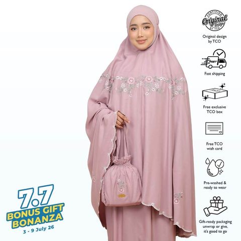 04_Telekung TCO Pearl Ratna Plum Mauve