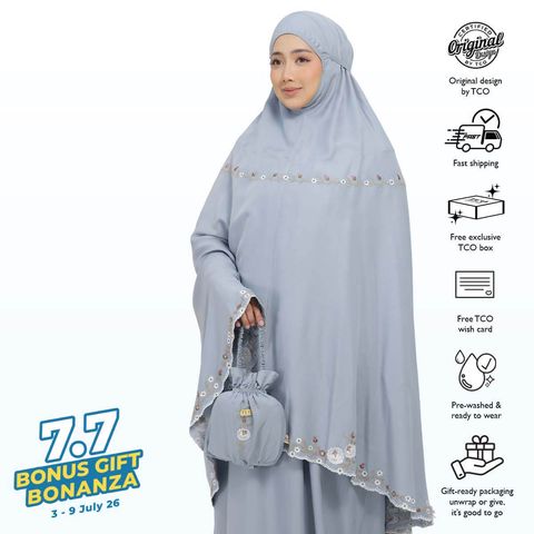 02_Telekung TCO Pearl Yasmine Smoky Bluish