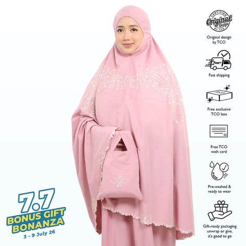 03_Telekung TCO Melor Dusty Pink