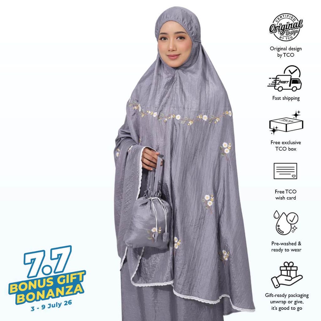 03_Telekung TCO Travel Daizie Light Gray