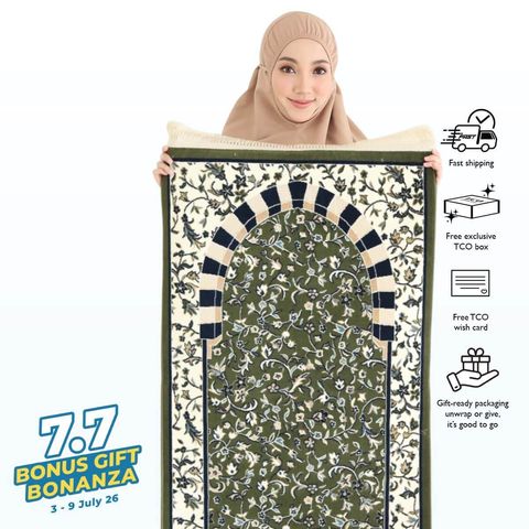 01_TCO Sejadah Rawda Medina Green