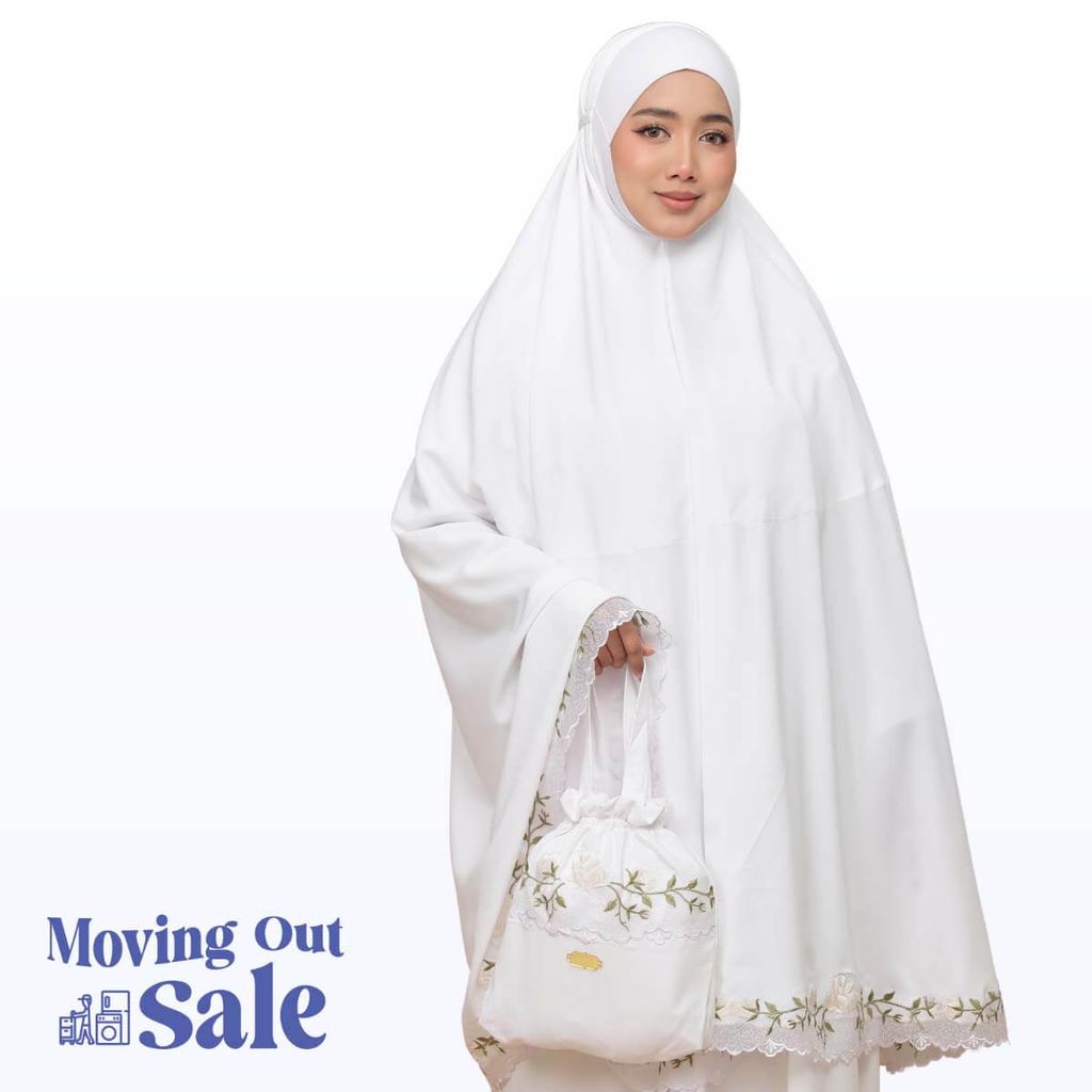09_Telekung TCO Nuur Rose Snow White Ivory