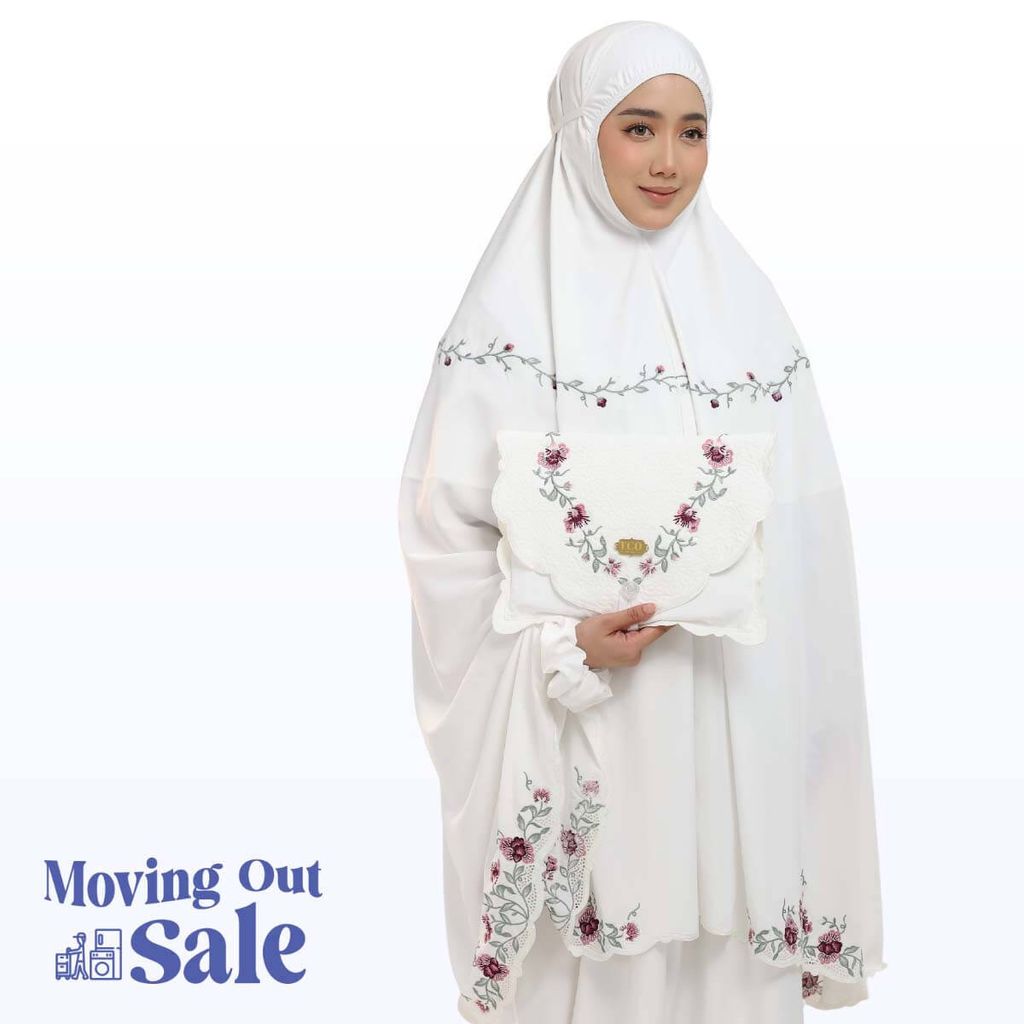 02_Telekung TCO Mekar Luxe Off White