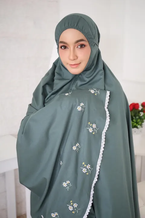 09_Telekung Daisy - Forest Green.JPG