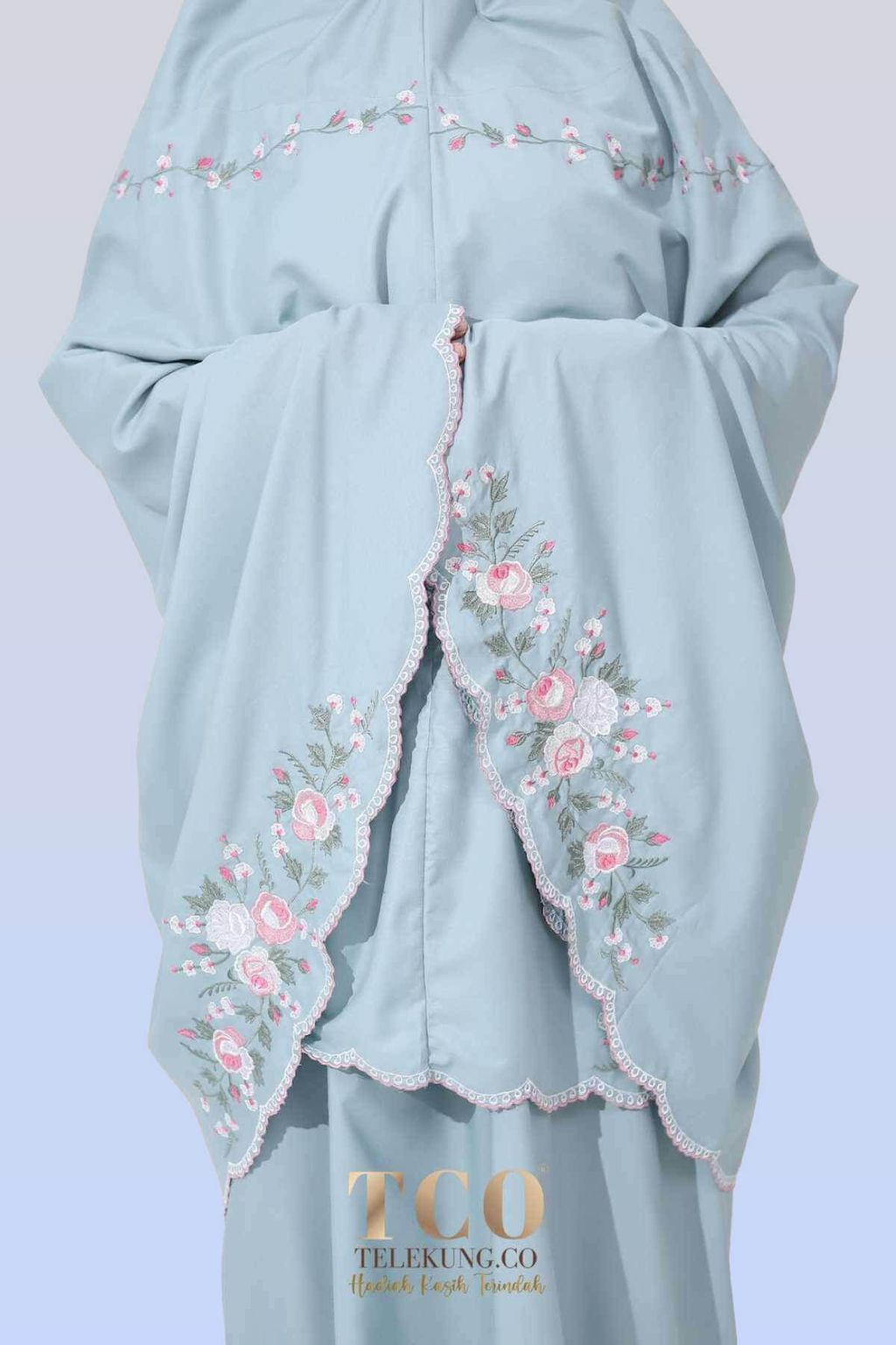 02_Telekung Rosabella by TCO in Dusty Blue
