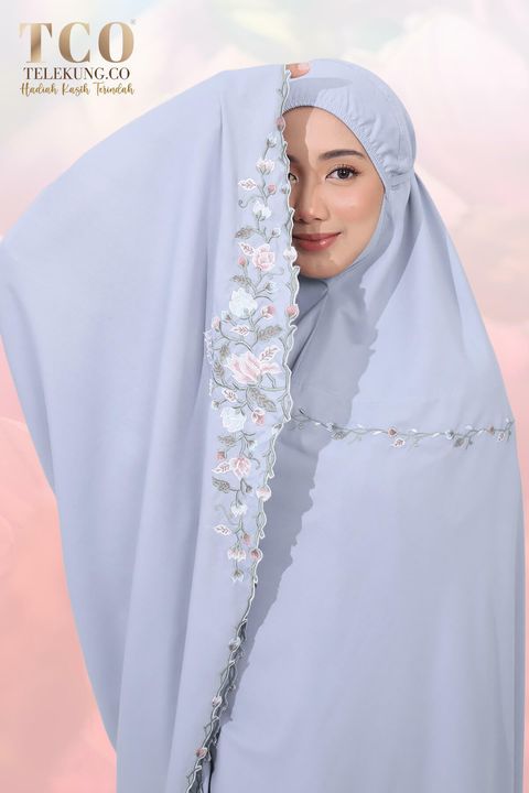 06_Telekung Magnolia Bluish Gray