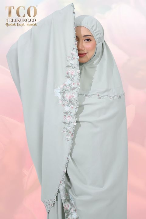 06_Telekung Magnolia Dusty Green