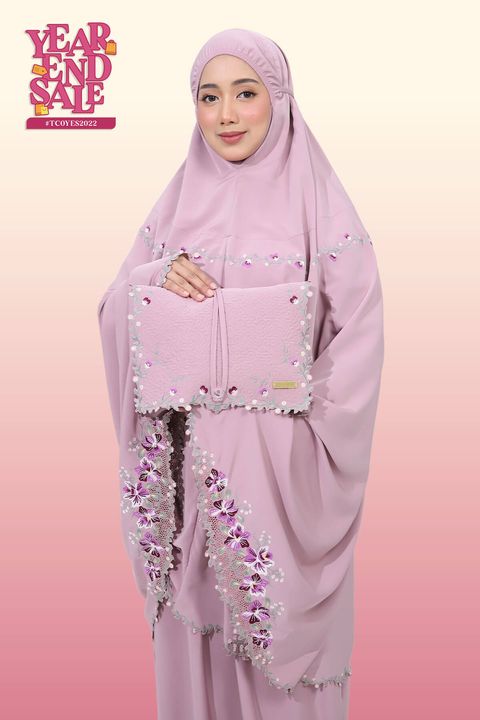 Telekung Orked Luxe by TCO - Dusty Mauve