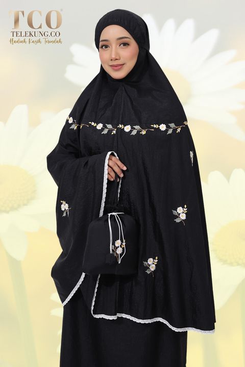 06_Telekung Travel Daizie Black