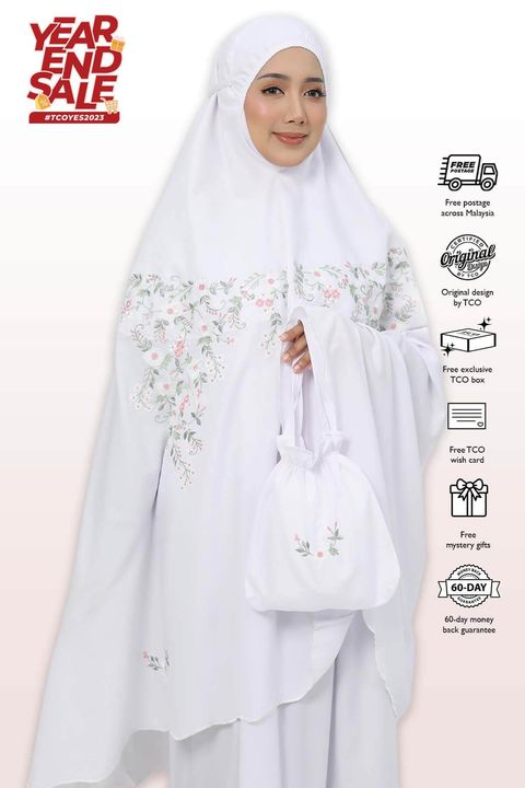 01_Telekung TCO Cempaka White