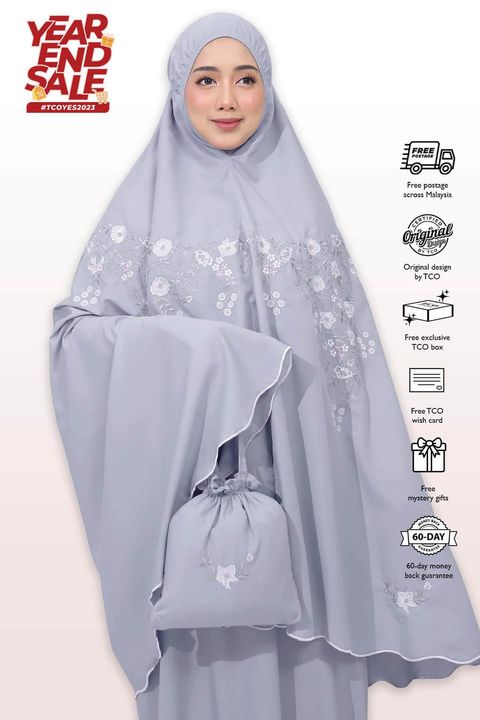 13_Telekung TCO Cempaka Smoke Gray