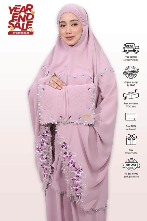04_Telekung TCO Orked Luxe Dusty Mauve