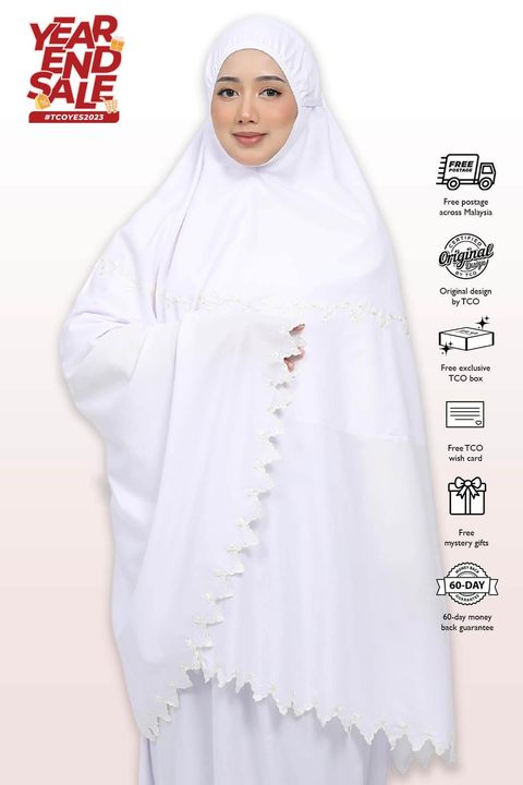 11_Telekung TCO Sweet Bloom White