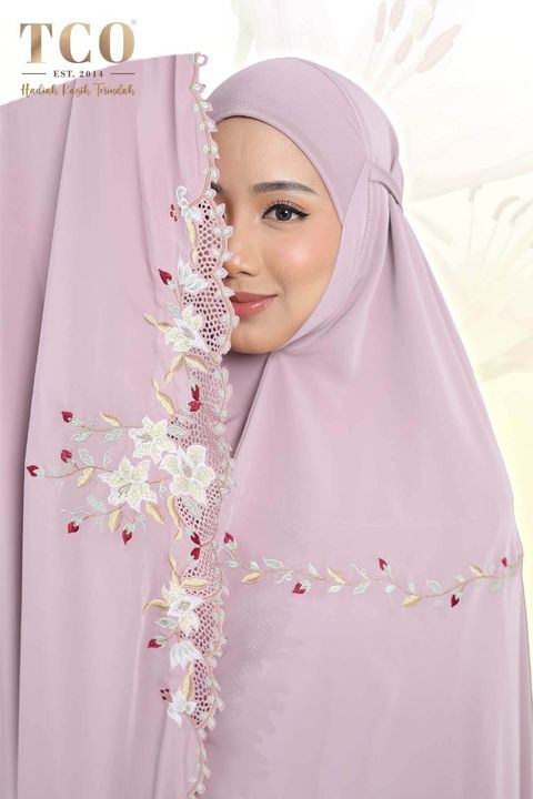 04_Telekung TCO Lily Luxe Dusty Mauve