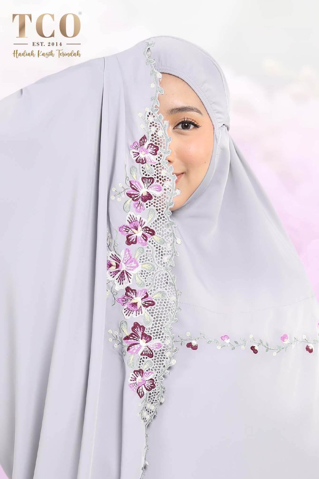04_Telekung TCO Orked Luxe Gray Lilac