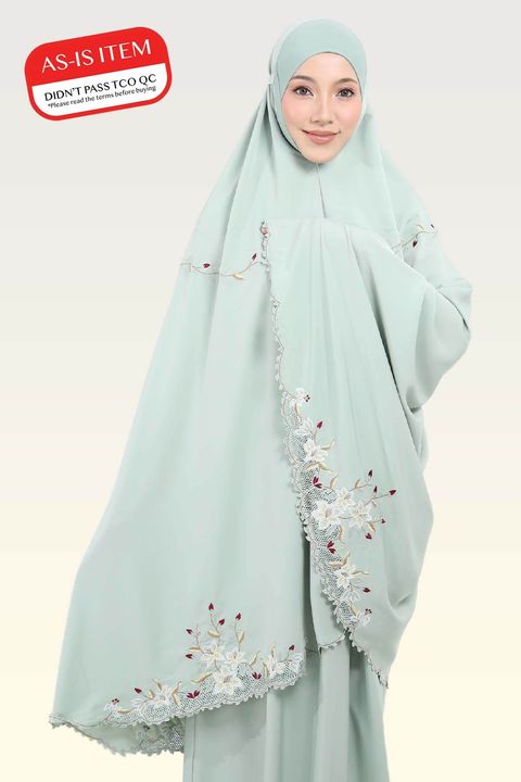01_Telekung TCO AS-IS Lily Luxe Smoke Green