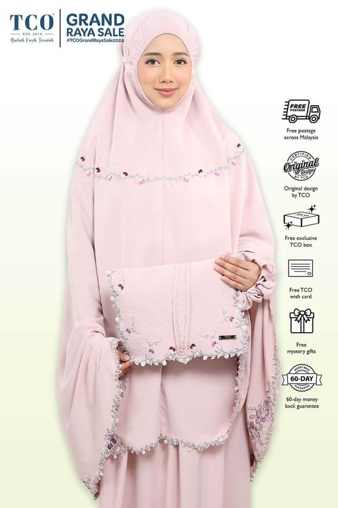 02_Telekung TCO Orked Luxe Dusty Rose