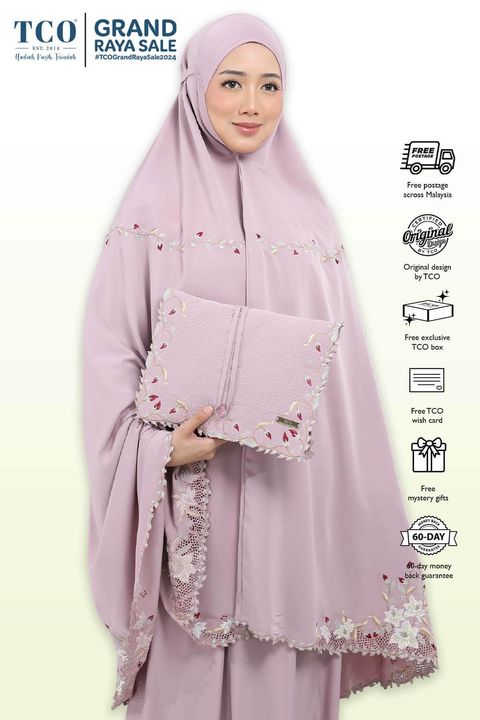 05_Telekung TCO Lily Luxe Dusty Mauve