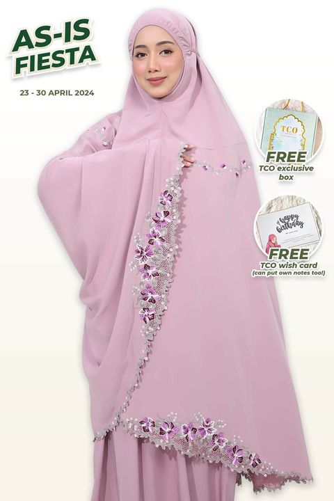 01_Telekung TCO Orked Luxe Dusty Mauve