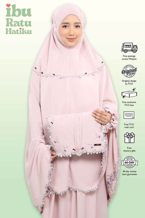 03_Telekung TCO Orked Luxe Dusty Rose