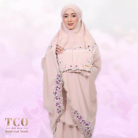 07_Telekung TCO Orked Luxe Dusty Peach