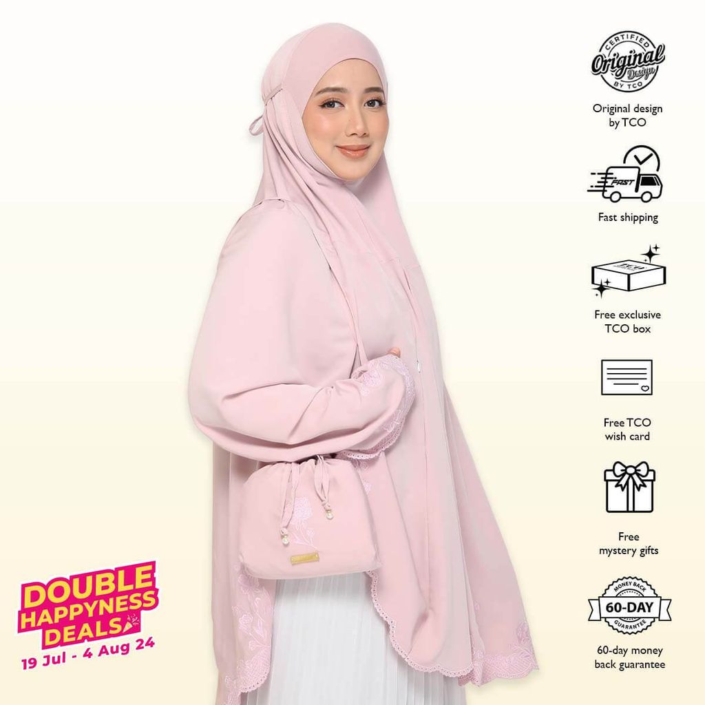 02_Telekung TCO Peony Luxe Dusty Rose