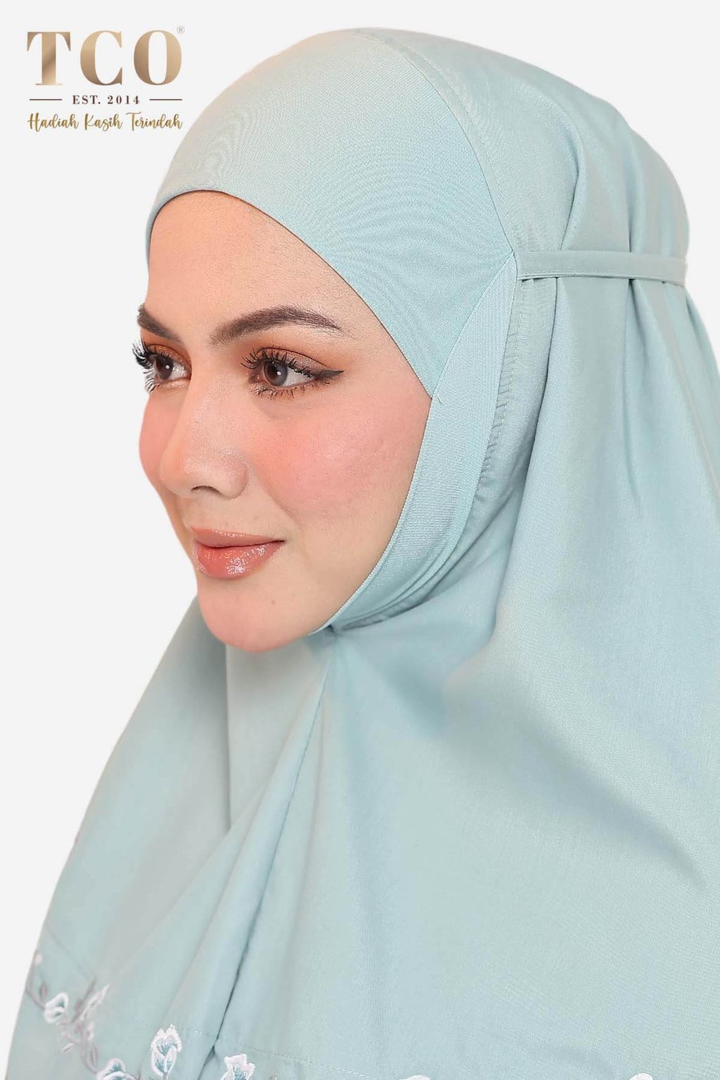 04_Telekung TCO Signature Tulip Frosty Aqua
