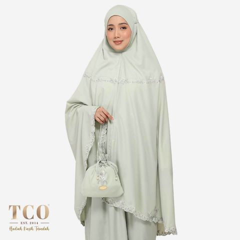 01_Telekung TCO Signature Tulip Pale Olive