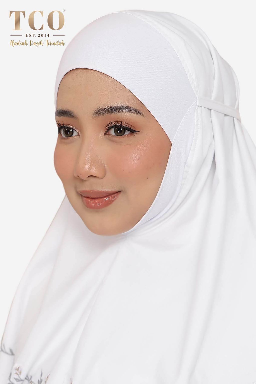 04_Telekung TCO Signature Tulip Pearl White