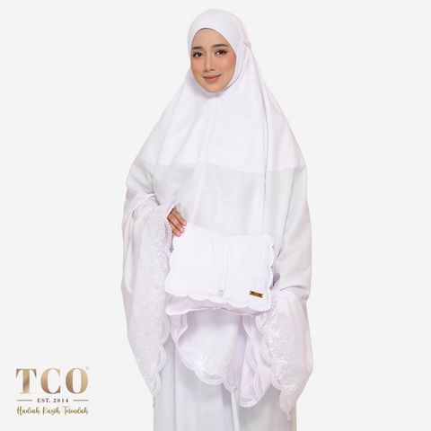 01_Telekung TCO Kesuma White