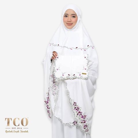 01_Telekung TCO Orked Luxe Off White