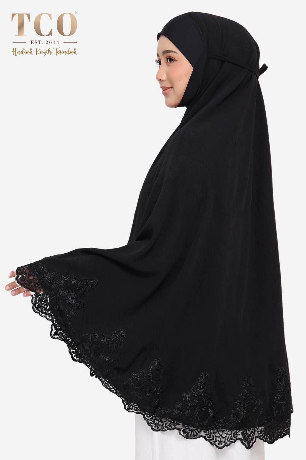 03_Telekung TCO Zeeyara Jet Black