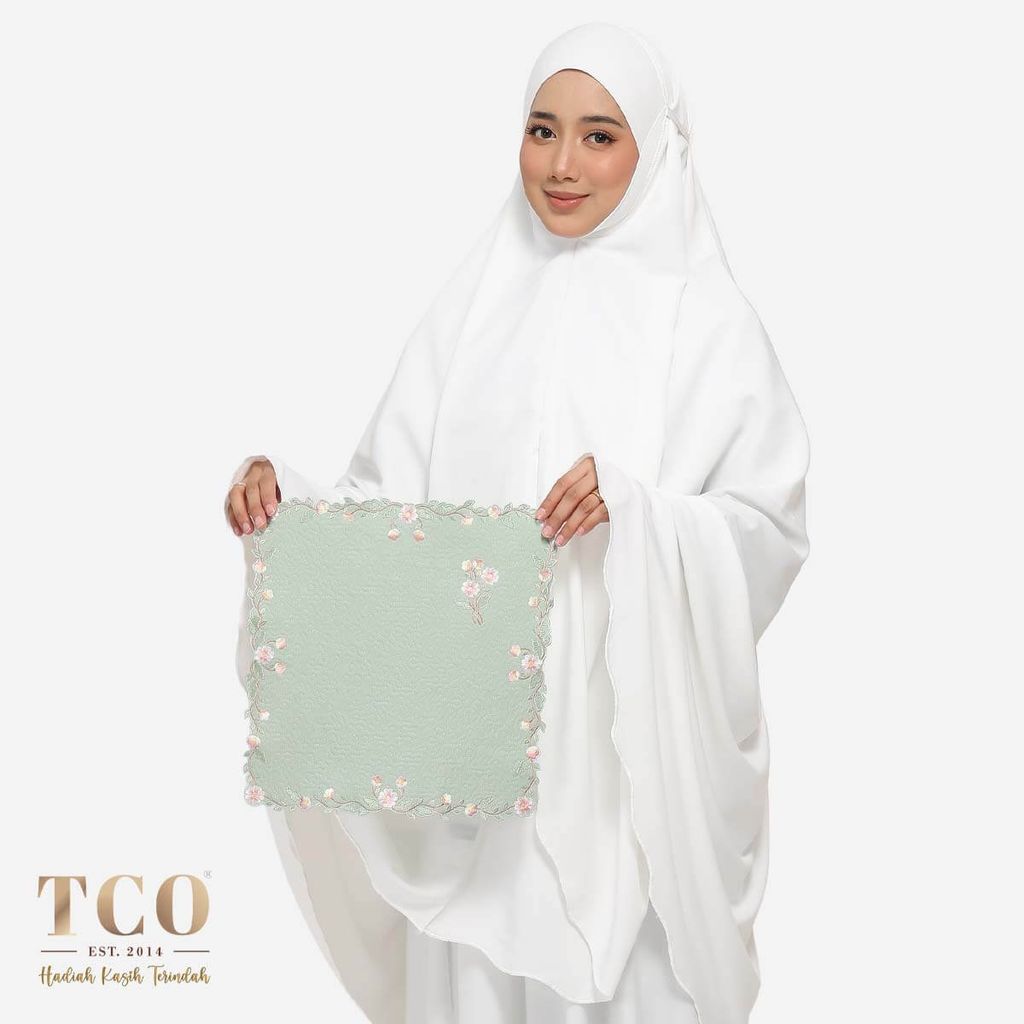 01_Telekung TCO Lindura Mini Sajaddah Smoke Green