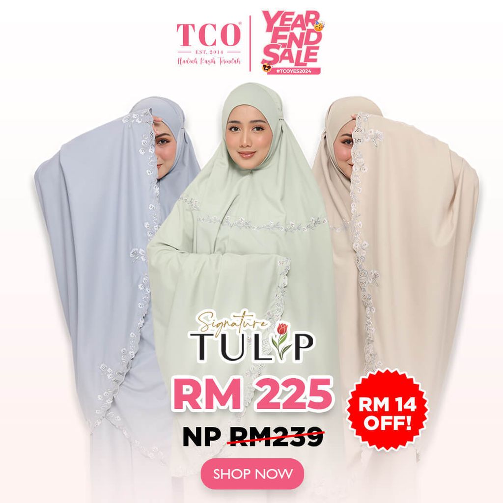 Telekung Signature Tulip by TCO - IG Post