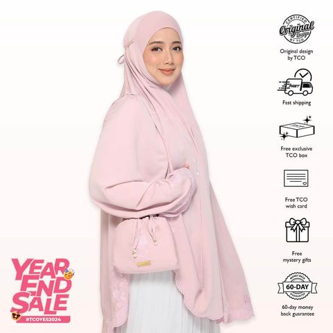 02_Telekung TCO Peony Luxe Dusty Rose