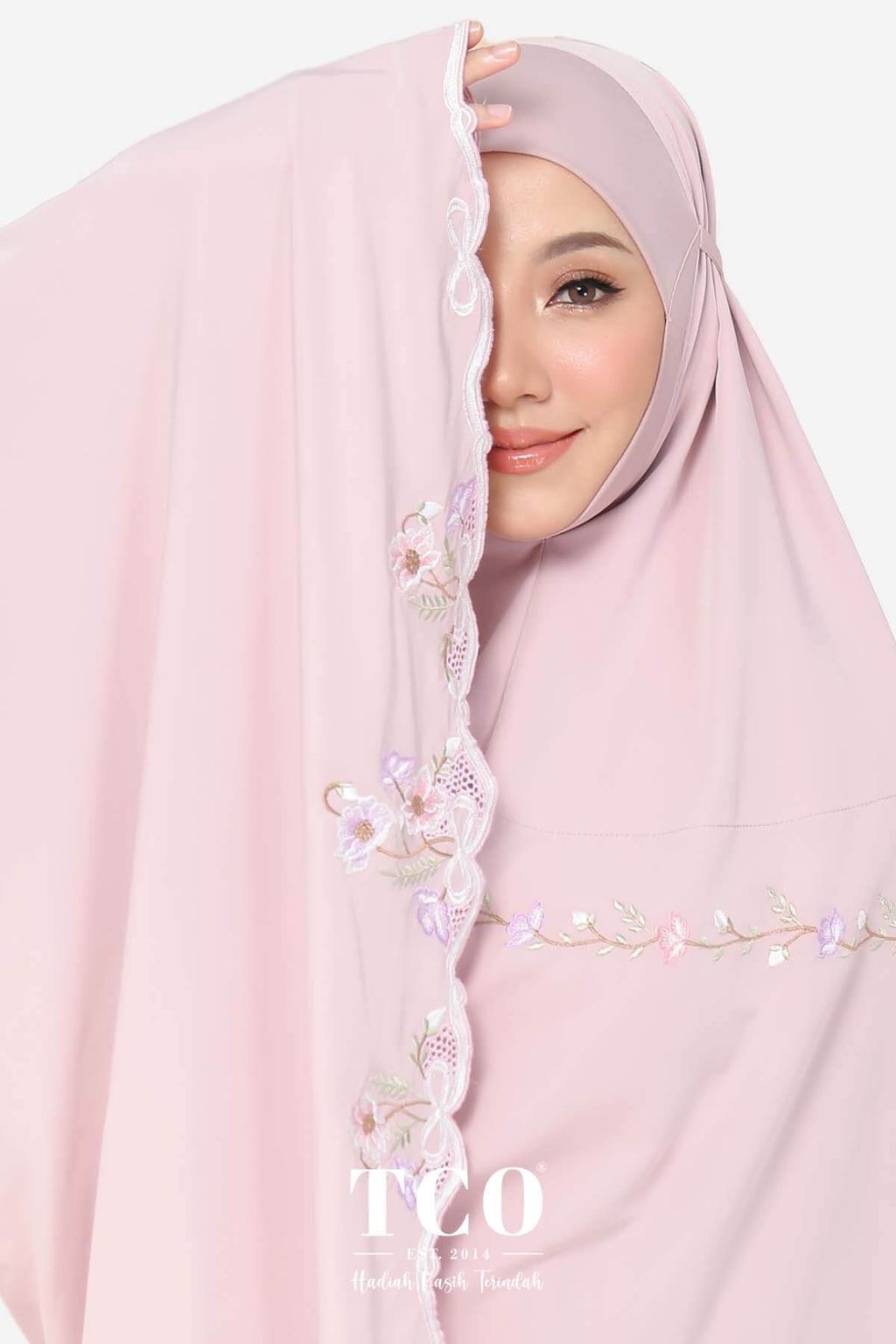 05_Telekung TCO Blossom Luxe Dusty Rose