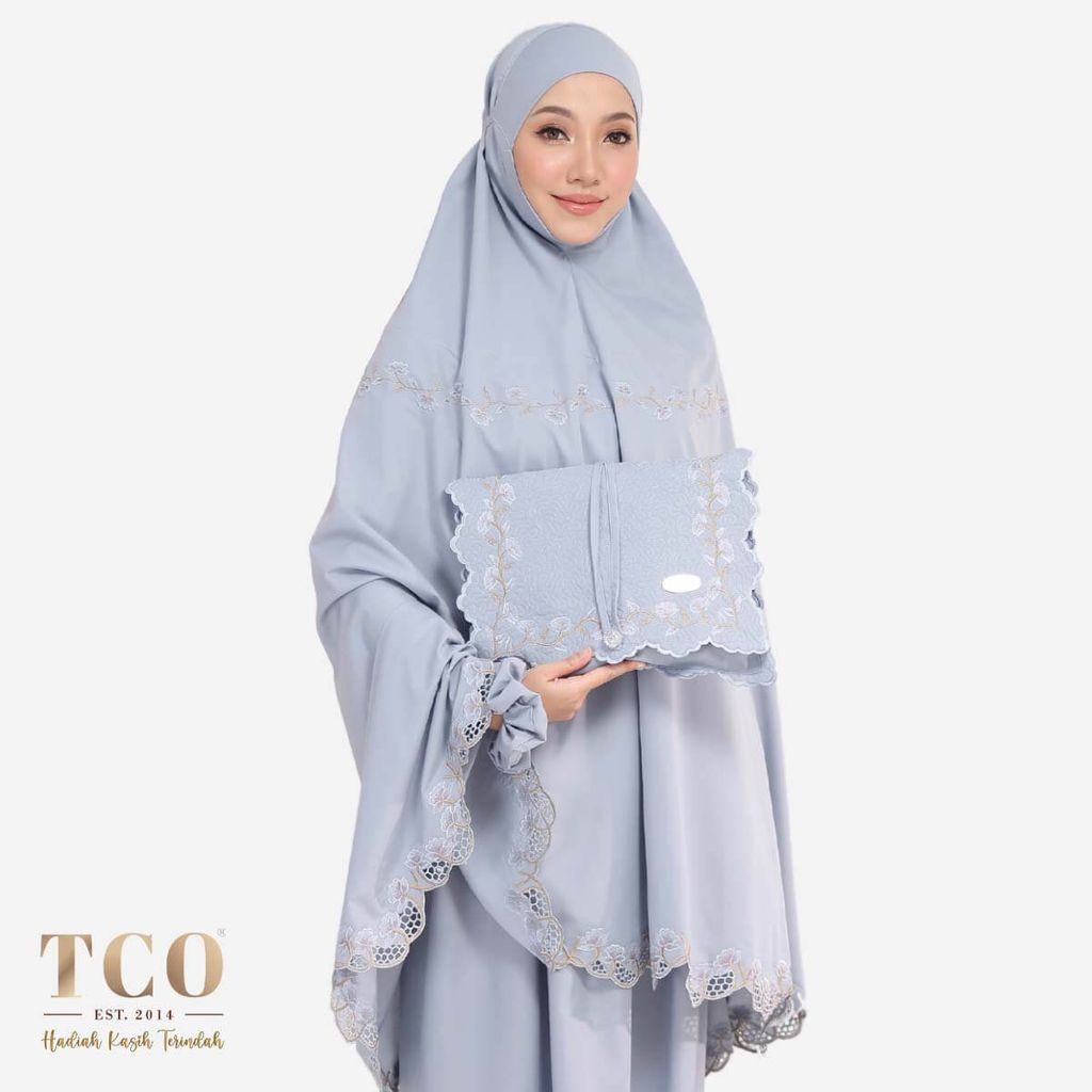 01_Telekung TCO Signature Pesona Grayish Blue