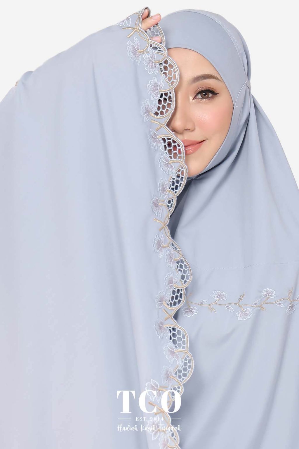 05_Telekung TCO Signature Pesona Grayish Blue