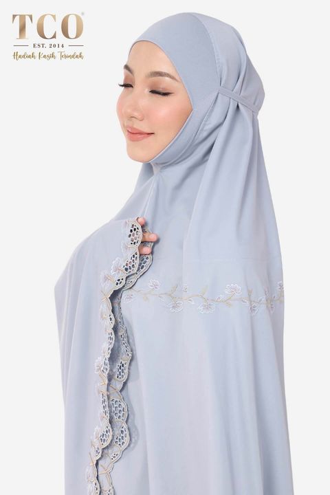 02_Telekung TCO Signature Pesona Grayish Blue