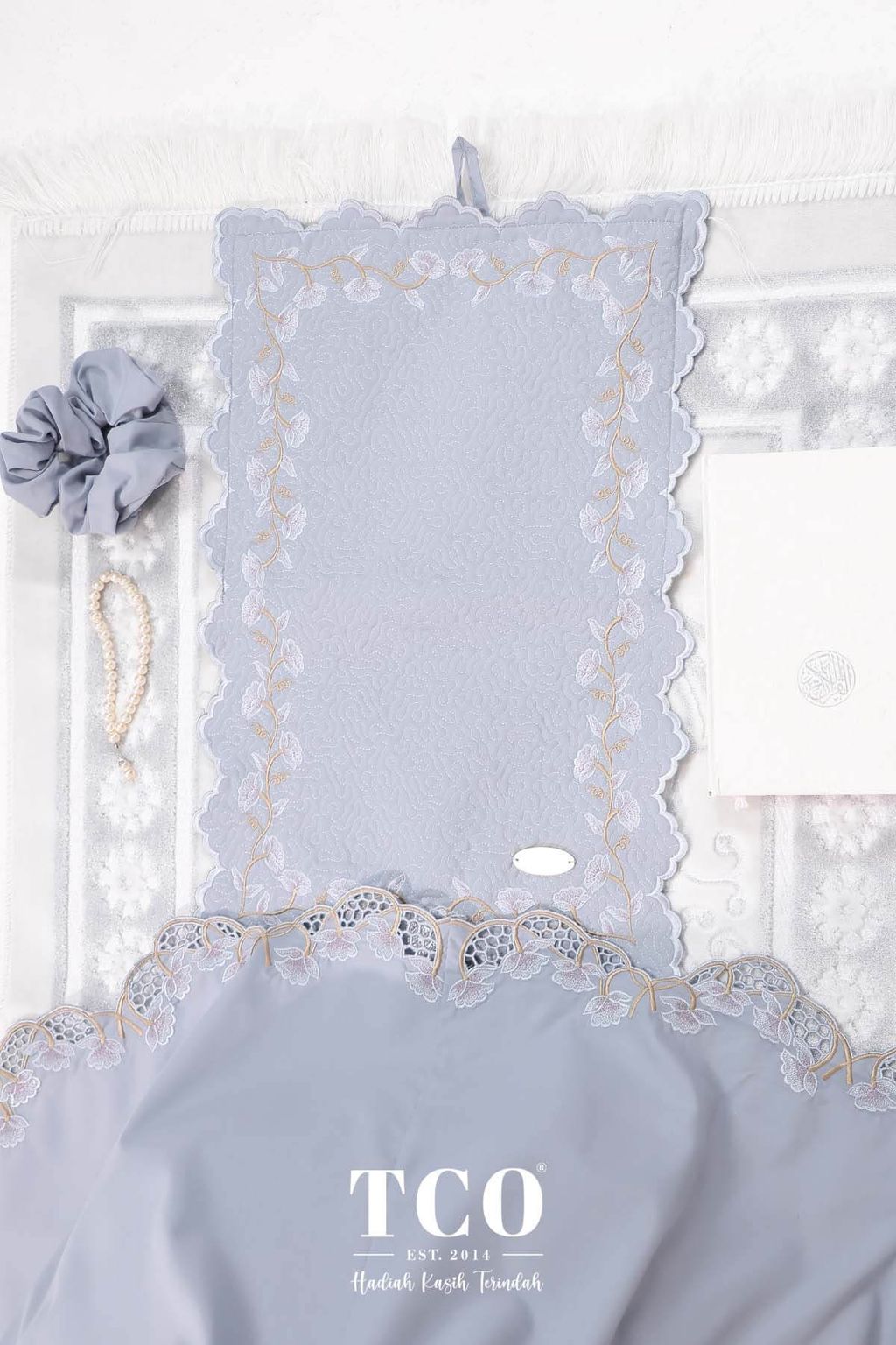 07_Telekung TCO Signature Pesona Grayish Blue