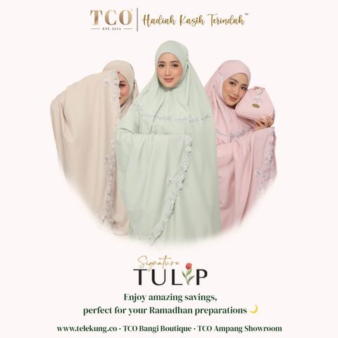 Telekung Signature Tulip by TCO - IG Post